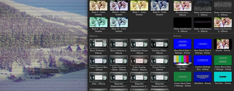 Professional - Film Distortion Effects for Final Cut Pro X