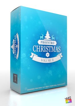 Final Cut Pro X Plugin ProIntro Christmas Volume 2 from Pixel Film Studios
