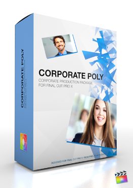 Final Cut Pro X Plugin Production Package Theme Corporate Poly from Pixel Film Studios