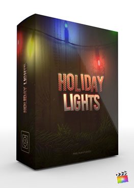 Final Cut Pro X Theme Holiday Lights from Pixel Film Studios