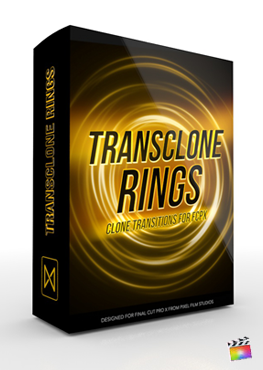 Final Cut Pro X Plugin TransClone Rings from Pixel Film Studios