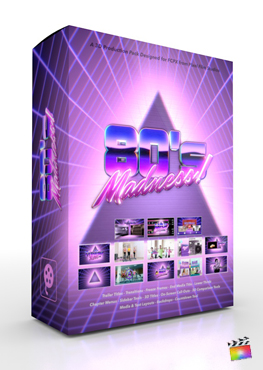Final Cut Pro X Plugin 80's Madness 3D Production Package from Pixel Film Studios