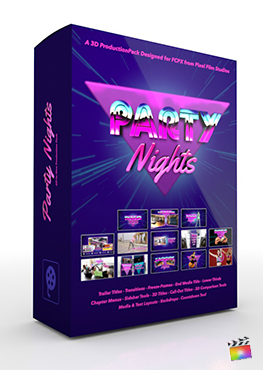 Final Cut Pro X Plugin Party Nights 3D Production Package from Pixel Film Studios