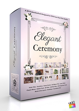 Final Cut Pro X Plugin Elegant Ceremony 3D Production Package from Pixel Film Studios
