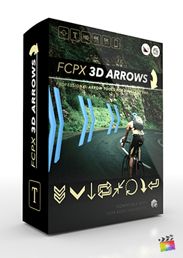 FCPX 3D Arrows - Professional Trackable 3D Arrow Tools for Final Cut Pro