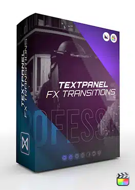 TextPanel FX Transitions - Professional Text Overlay Transitions for Final Cut Pro